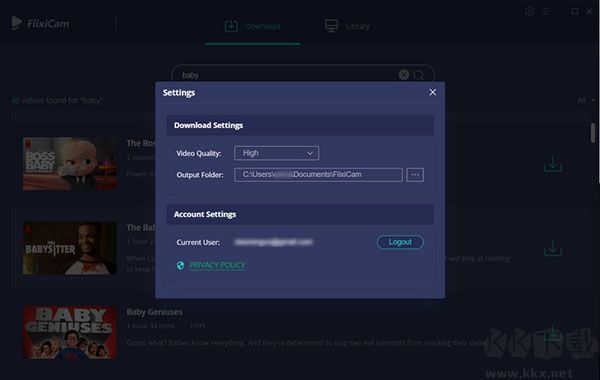 FlixiCam(視頻下載器)