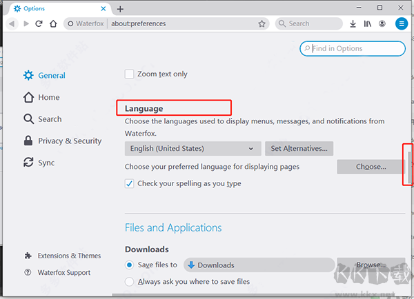 waterfox水狐瀏覽器