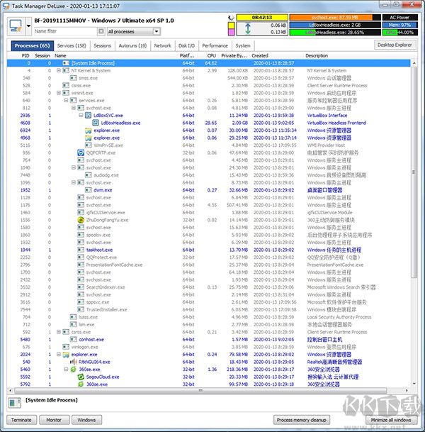 Task Manager DeLuxe(高級(jí)任務(wù)管理器)