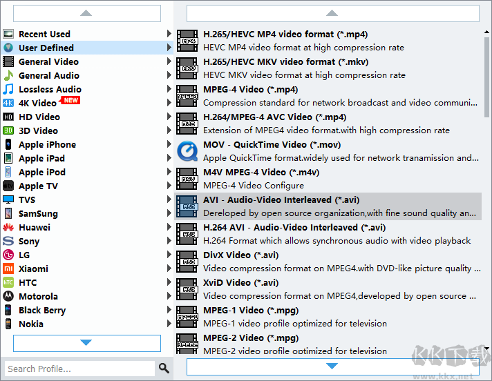 Anymp4 4k Converter(4K視頻轉(zhuǎn)換器)