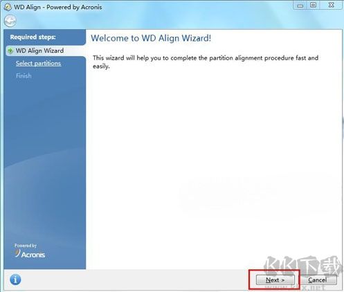 WD Align Utility(西數(shù)硬盤4K對齊工具)