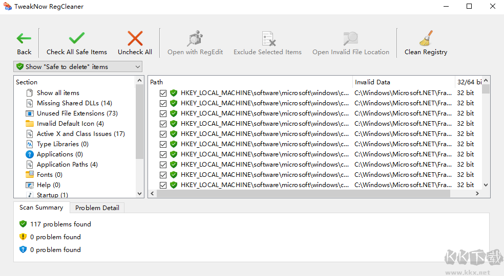 TweakNow RegCleaner(注冊(cè)表清理工具)