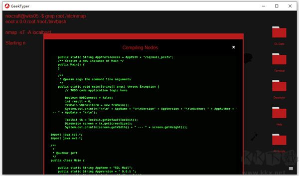 geektyper黑客模擬器