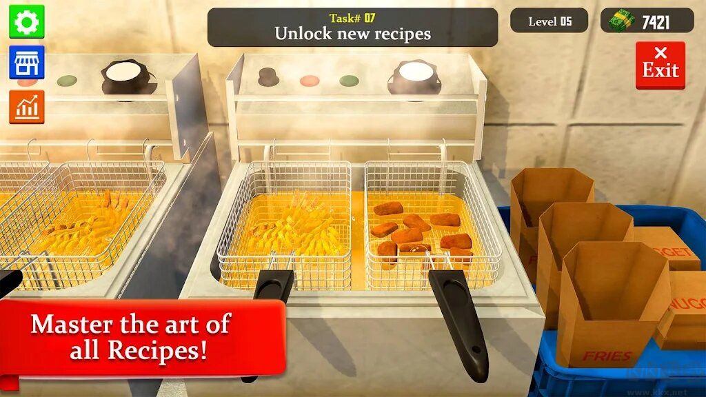 漢堡餐廳模擬器3D