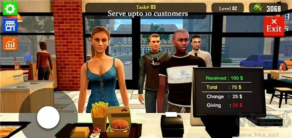 漢堡餐廳模擬器3D