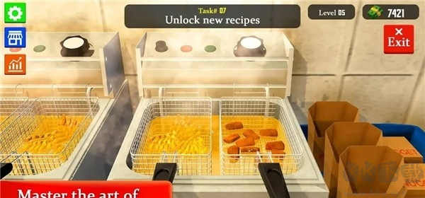 漢堡餐廳模擬器3D