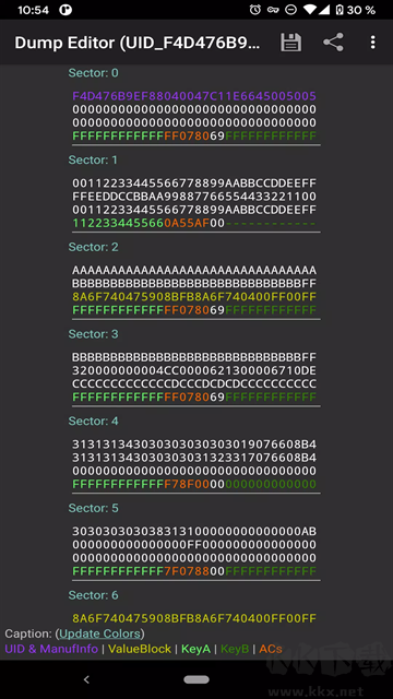 MIFARE Classic Tool門禁